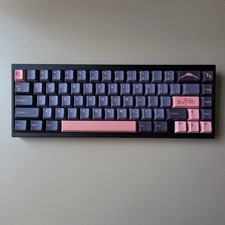 Jaycomia NightSakura Cherry PBT Keycaps Set for MX Switch Keyboard ISO picture