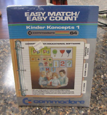 Vintage Commodore 64 - Easy Match/Easy Count Kinder Koncepts 1 - New Sealed picture