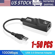 USB 3.0 Gigabit Ethernet LAN RJ45 1000Mbps Network Adapter For Windows PC LOT picture