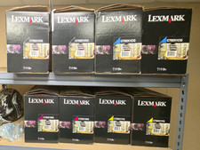 Lexmark Genuine C792 Laser Toner Set CMYK C792X1KG/C/M/YG Cartridges picture