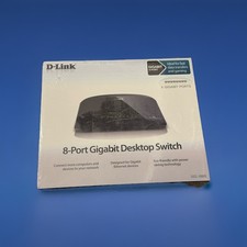 D-Link DGS-1008G 8-Port Gigabit Desktop Switch Ethernet Network LAN Plug & Play  picture