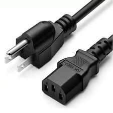 4 ft Heavy Duty AC Power Cord 14 AWG 15A/125V NEMA 5-15P to C13 for PC picture
