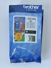 Genuine Brother Printer LC30172PK High XL Black Ink Cartridge 2 Pk 3017 Exp 1/28 picture