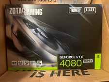 ZOTAC RTX 4080 SUPER Trinity Black 16GB GDDR6X GPU - NEW + SEALED RETAIL BOX picture