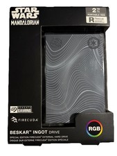 Seagate FireCuda Special Edition 2TB External Hard Drive Star Wars mandalorian picture