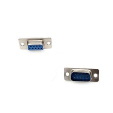 2pc DB9 Male Female RS232 9Pin Wire Solder DIY Serial Port Plug Connector picture