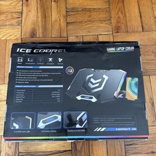 ICE COOREL RGB Gaming  Laptop Cooling Pad for 15.6-17.3 Inch picture