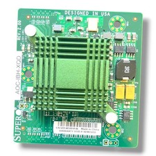 Supermicro AOC-IBH-XQD Dual Port 40Gb InfiniBand 10GbE SuperBlade Adapter picture