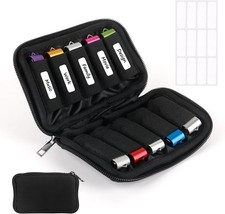 Flash Drive Case USB Storage Case 10 Slots, Portable Thumb Drive USB Holder, Tec picture