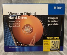 NOS Western Digital Caviar 30 GB 7200 RPM WD300BBRTL Hard Drive HDD Open Box picture
