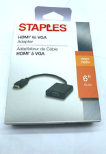 Staples HDMI to VGA Adapter Video 6