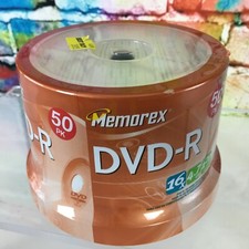 Memorex DVD-R 50 Pack Spindle 4.7 GB 16X 120 Minutes Record Blank Media Sealed picture