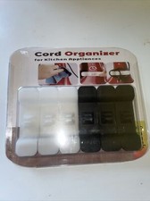 MAXWELL Cord Organizers 6PK: Dual Color -(3) White & (3) Black picture