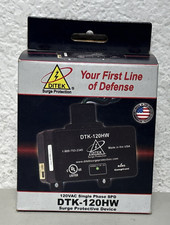 Ditek DTK-120HW 120VAC Single Phase SPD Surge Protection Device - New in Box picture