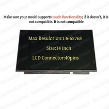 NT140WHM-T00 V8.1 V8.2 V8.3 For HP Chromebook X360 14A-CA LCD touch screen picture