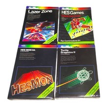 Commodore 64 HesWare Games Factory Sealed Lot of 4 HES MON 64 Lazer Zone picture