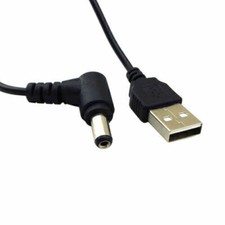 Cablecy DC 5.5 x 2.5mm 5V Power Connector to USB 2.0 A Type Male Wire DC Cable picture