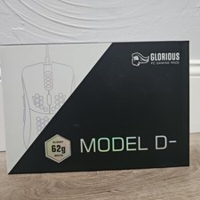 New Glorious Model D Minus Glossy White RGB Wired Gaming PC Mouse D- picture