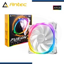 ANTEC FUSION 120mm ARGB PWM WHITE Fans 4X Singles + ARGB Controller - NEW picture