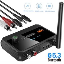 Bluetooth 5.3 Home Stereo Audio Receiver AUX USB Optical HD Music to RCA Adapter picture