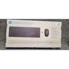 HP 230 Wireless Mouse and Keyboard Combo Black 3L1E7AA#ABL 2.4GHz USB Receiver picture
