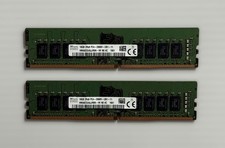 SK Hynix 32GB (16GBX2) 2Rx8 PC4-2666V DIMM DDR4 HMA82GU6JJR8N-VK DESKTOP MEMORY picture