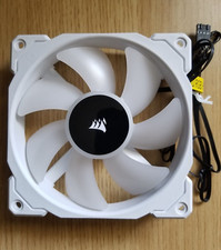 Corsair ML120 RGB 120mm PWM Fan 8 LED Series Fan iCue controlled White picture