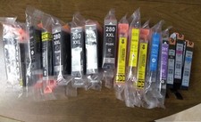 bigt lot 16 sealed vintage printer ink picture