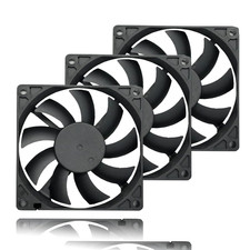 80Mm 80X80X15Mm Case Fan 4-Pin PWM 800-2200RPM - Ultra Slim 15Mm Quiet PC Coolin picture