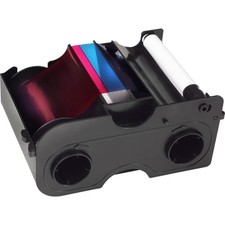 HID 45100 - YMCKO - HID DTC4250e& DTC4000 YMCKO Full Color Ribbon Cartridge w... picture