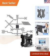 Adjustable Thin Client Mini PC Mount Bracket,CPU VESA Under Desk and Monitor ... picture