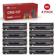 8 Pack CRG137 CRG-137 Toner Cartridge For Canon 137 ImageClass MF212w LBP151dw picture