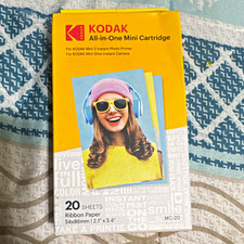 Kodak MC-20 Glossy 2.1x3.4 Photo Paper 20 Sheets for Mini 2/Mini Shot picture