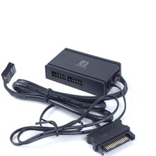 Internal USB 2.0 Hub 9-Pin 1 to 4 Motherboard USB Hub with SATA Power & Magne... picture