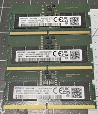Lot Of 3- Samsung 8GB DDR5-5600 SODIMM RAM 1Rx16 picture