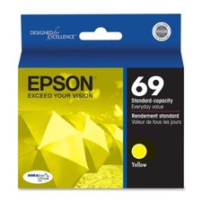 GENUINE Epson 69 T0694 Yellow Ink Cartridge for Stylus NX105 NX110 NX115 NX215 picture