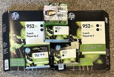 HP 952XL High-Yield Black/Cyan/Magenta/Yellow/ Ink Cartridges - New/Expired/Lot picture