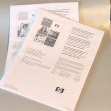 HP Tri-Fold Brochure Paper Gloss Inkjet 8.5 x 11 in 180 gsm White C7020A picture