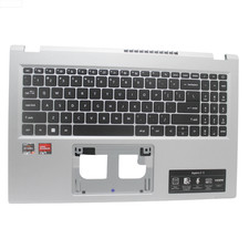 6B.KDEN2.001-B ACER PALMREST TOP COVER W/KB US SILVER ASPIRE 3 - GRADE B picture