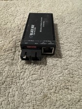 Black Box Miniature Media Converter  10/100 Mbps - USED IN GOOD CONDITION picture