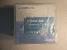🍀 NEW SEALED Quantum MR-LUCQN-01 Ultrium Universal Cleaning Cartridge 50 Clean picture