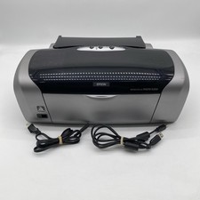 Epson Stylus Photo R200 Inkjet Photo Printer CD/DVD Printing With Cables picture