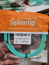 3M  LC to LC OM3 10Gbps Duplex 50/125 Multi Mode Fiber Optic Optical Cable picture