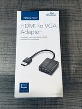 Insignia HDMI-to-VGA Adapter  Black Brand New picture