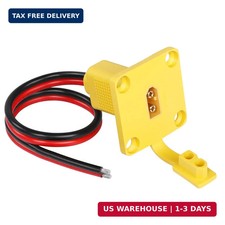 1FT 12AWG XT60 Male Bare Wire with Mount Panel, XT60 Male Plug with Mou picture