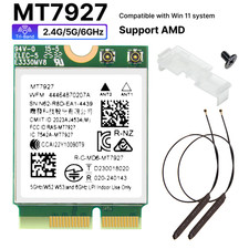 MT7927 Wi-Fi 7 Bluetooth 5.4 M.2 2230 Card 802.11be Tri-Band for PC Win11/Linux picture