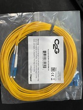 C2G Fiber Optic Patch Cable 7m LC-SC 9/125 DPX OS1/2 SM FBR-YW **NEW** picture