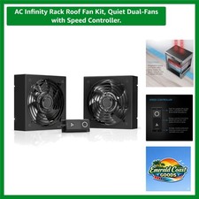 Rack Roof Fan Kit, Quiet Dual-Fans with Speed Controller. picture