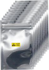 Antistatic Bags 100pcs Resalable ESD Bags 3.2x4.7 Inches for GPU SSD HDD picture