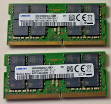 64 (32x2 GB) Memory for laptop Samsung PC4 2Rx8 2666V.  picture